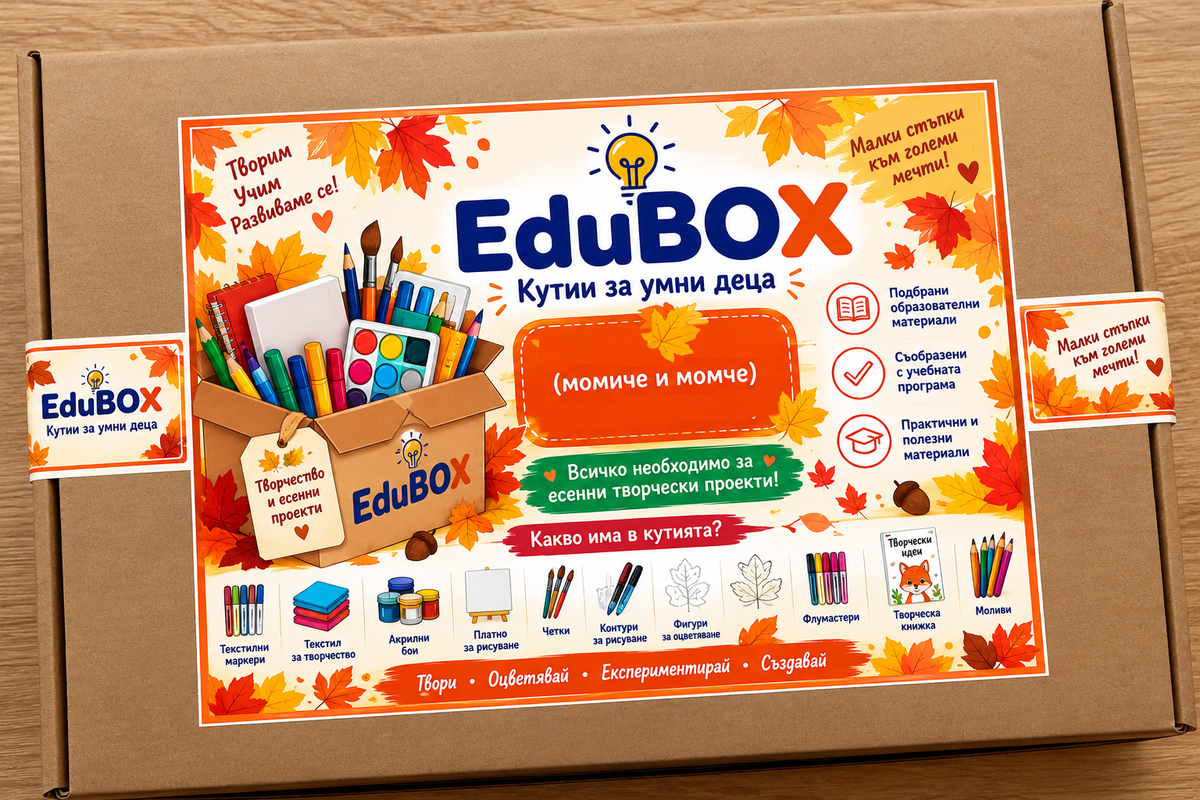 Творческа кутия EduBOX – Есенна работилница за тийнейджъри